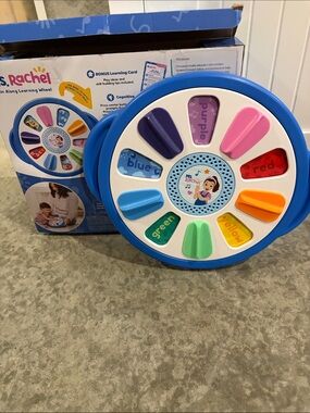 Ms. Rachel Color Learning Spin Wheel Toy - Blue
